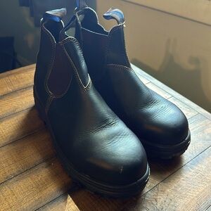 Blundstone Premium Leather Stout Brown 140 Steel Toe Safety Work Boot US M10